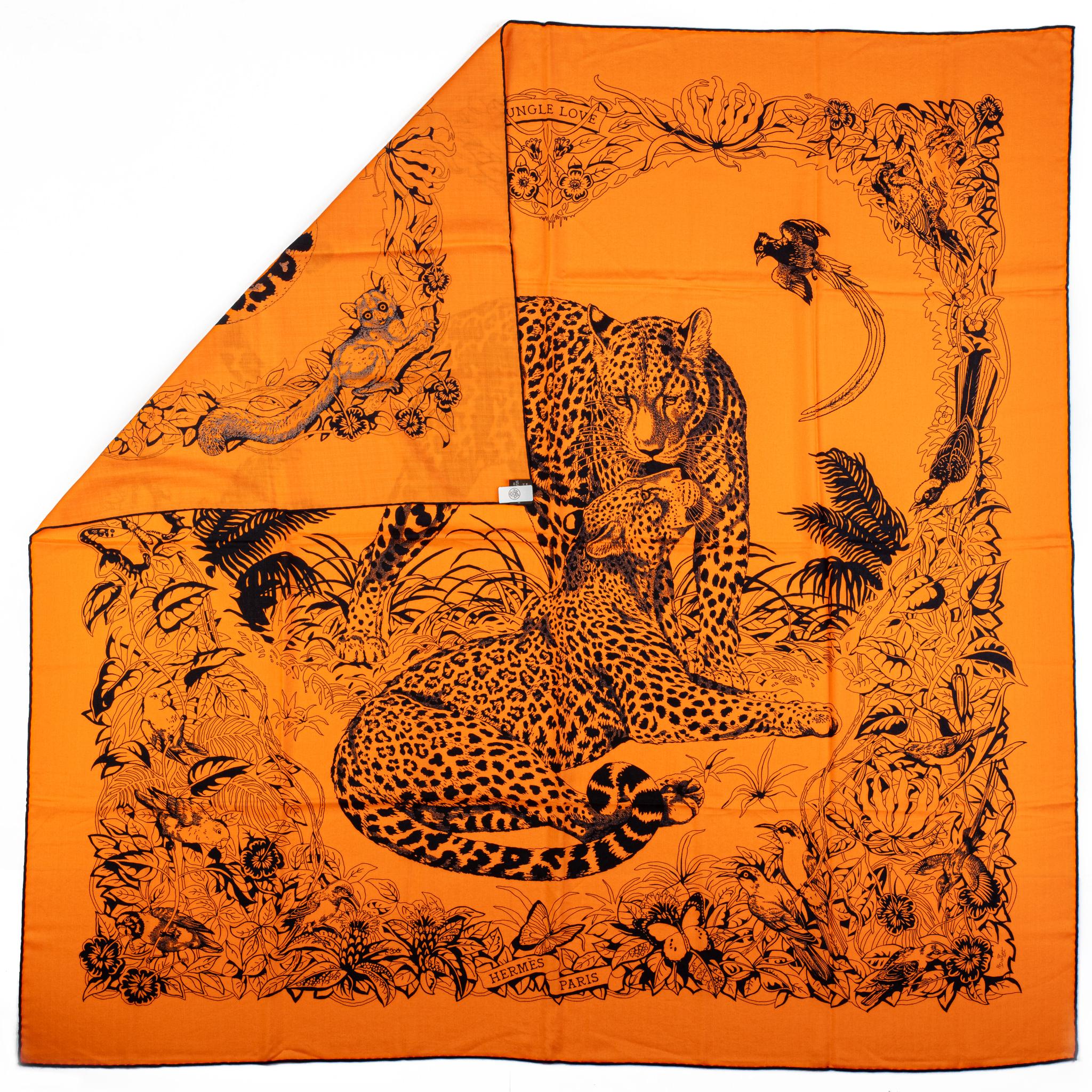 hermes jungle love scarf