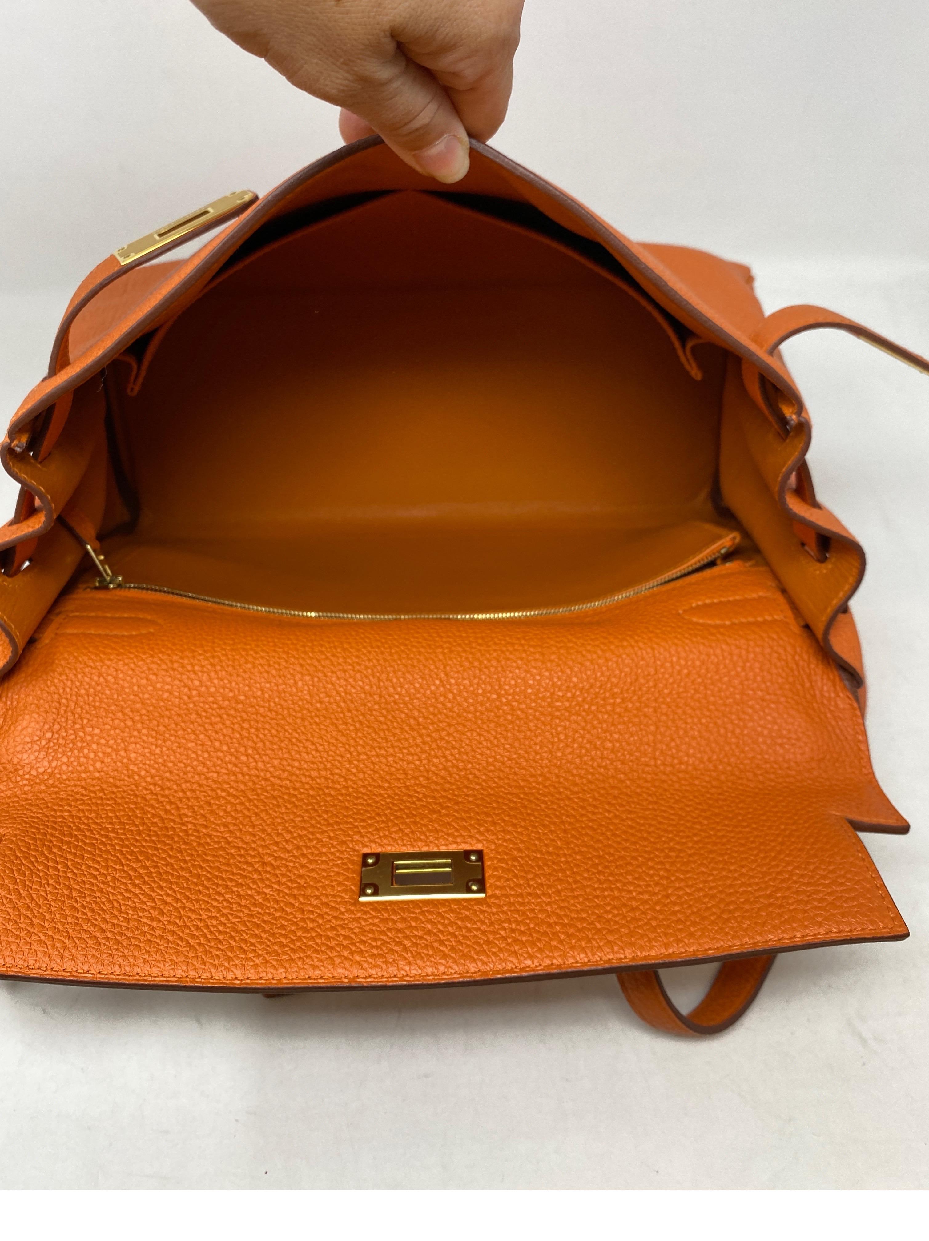 Hermes Orange Kelly 32 Bag  10