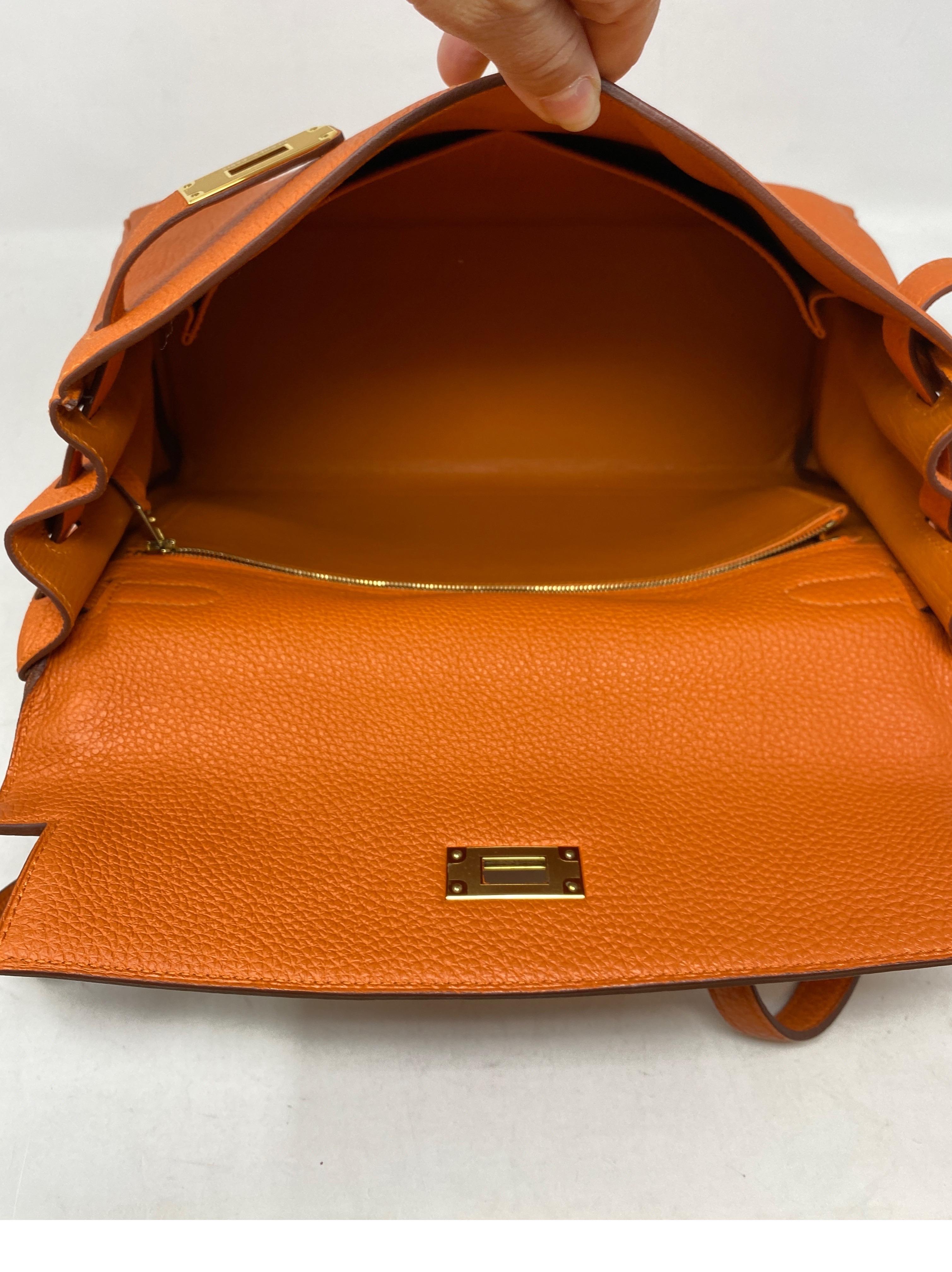 Hermes Orange Kelly 32 Bag  11
