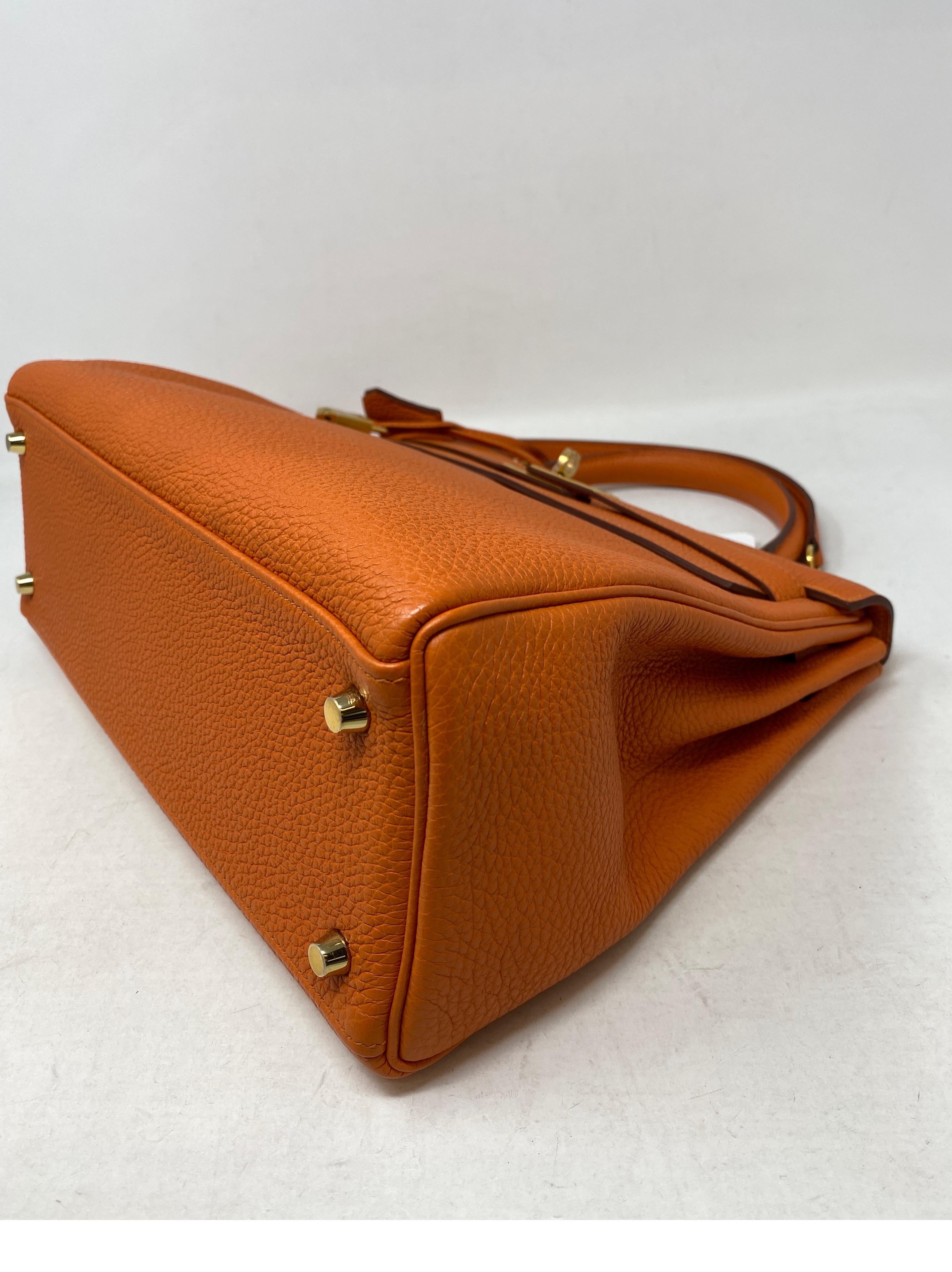 Hermes Orange Kelly 32 Bag  3