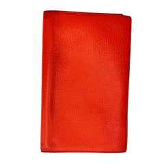 Hermes Orange Leather Planner Diary Agenda Cover