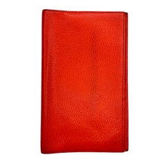 Hermes Orange Leder-Planner-Zeitungskalender-Cover