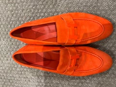 Hermes Orange Loafer NEW