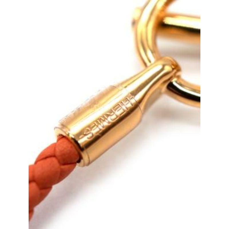 Hermes Orange Minium Glenan Bracelet 1