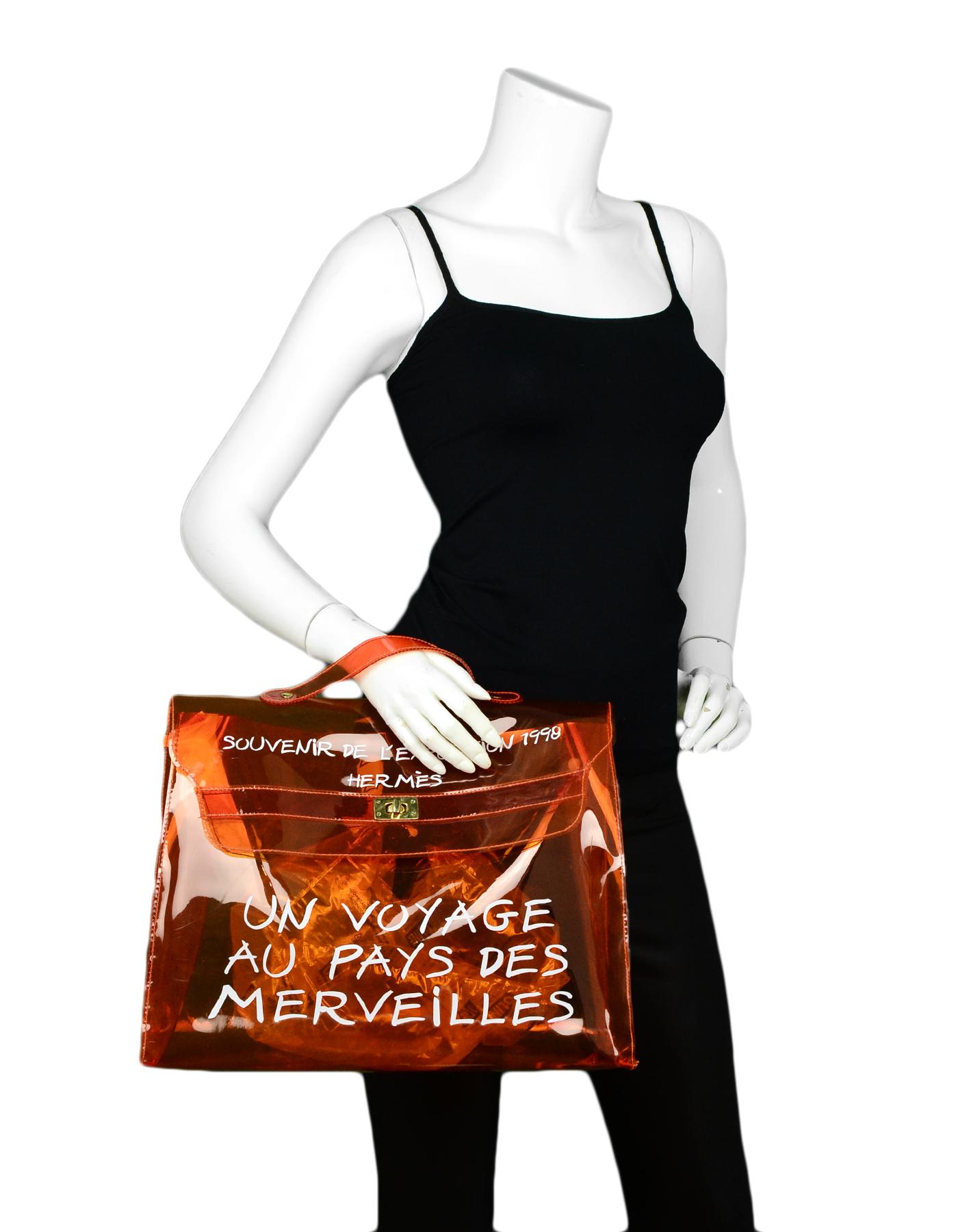 pvc hermes bag