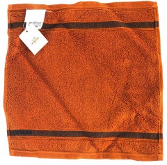 Hermès Orange Signatur H Handtuch 3her614