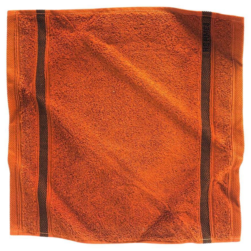Hermès Orange Signature H Towel 3her614