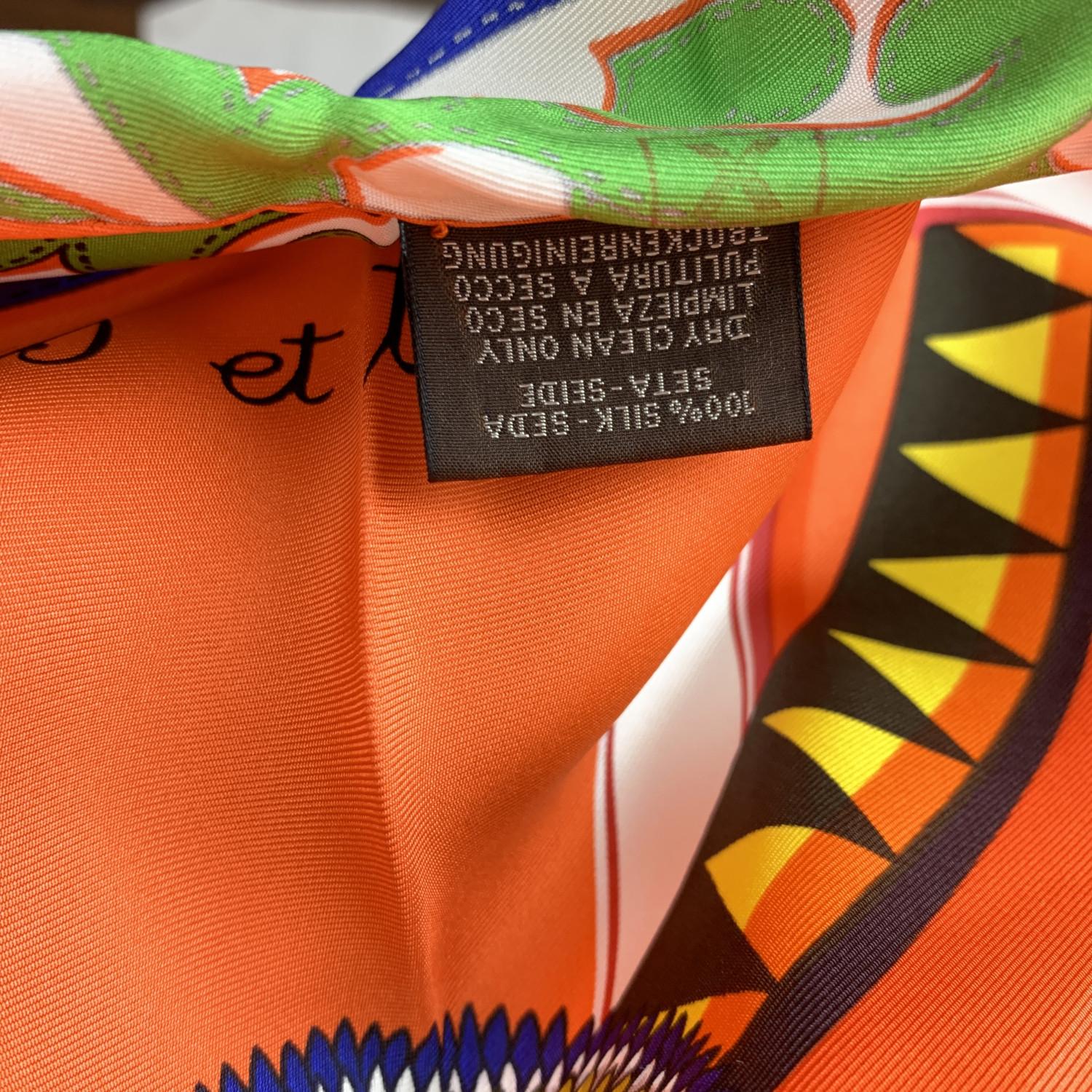 hermes triangle scarf