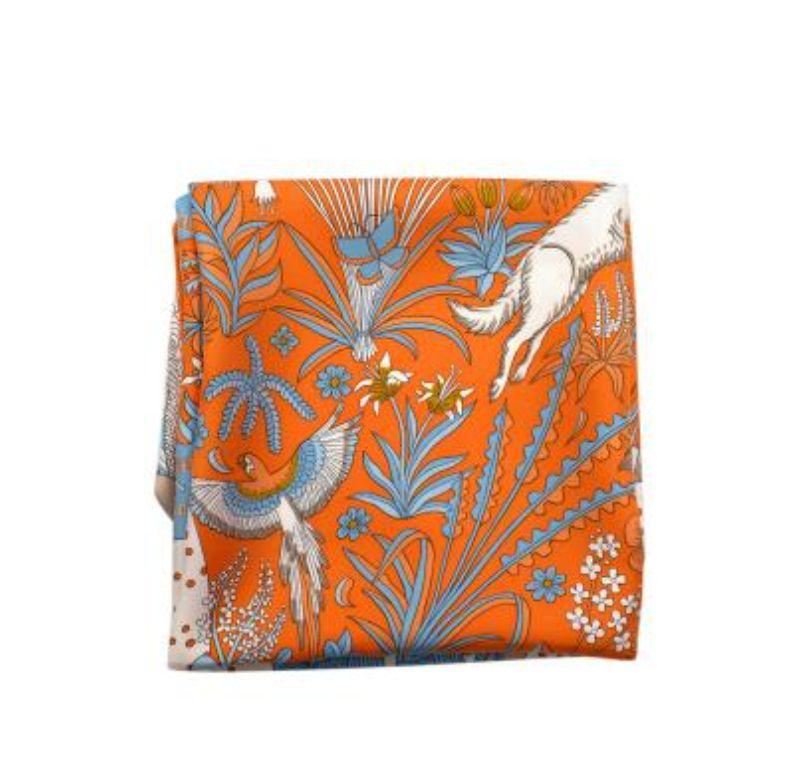 Hermes Orange Silk 