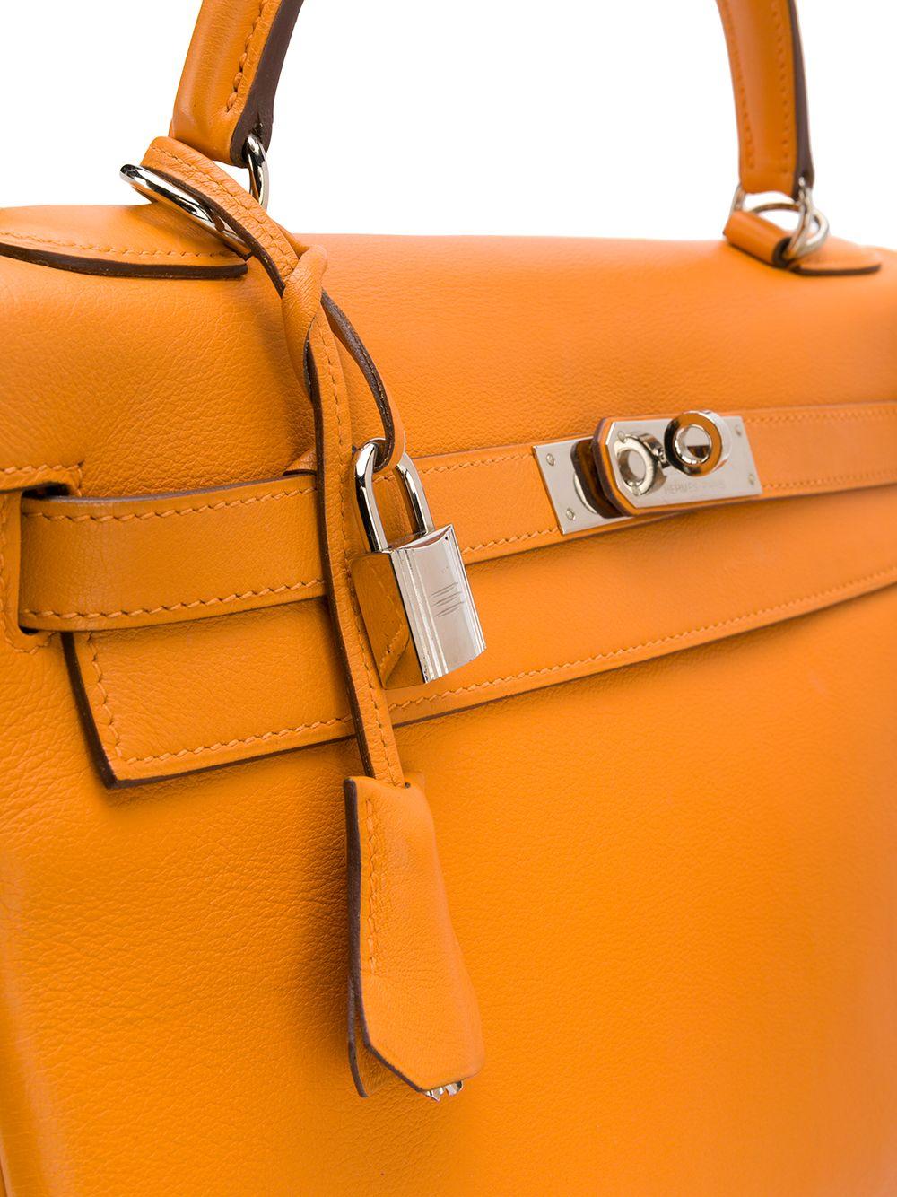 Women's Hermès Orange Swift 32cm Kelly Bag