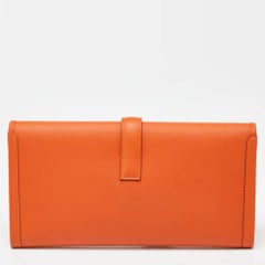 Hermès Orange Swift Leder Jige Elan 29 Clutch
