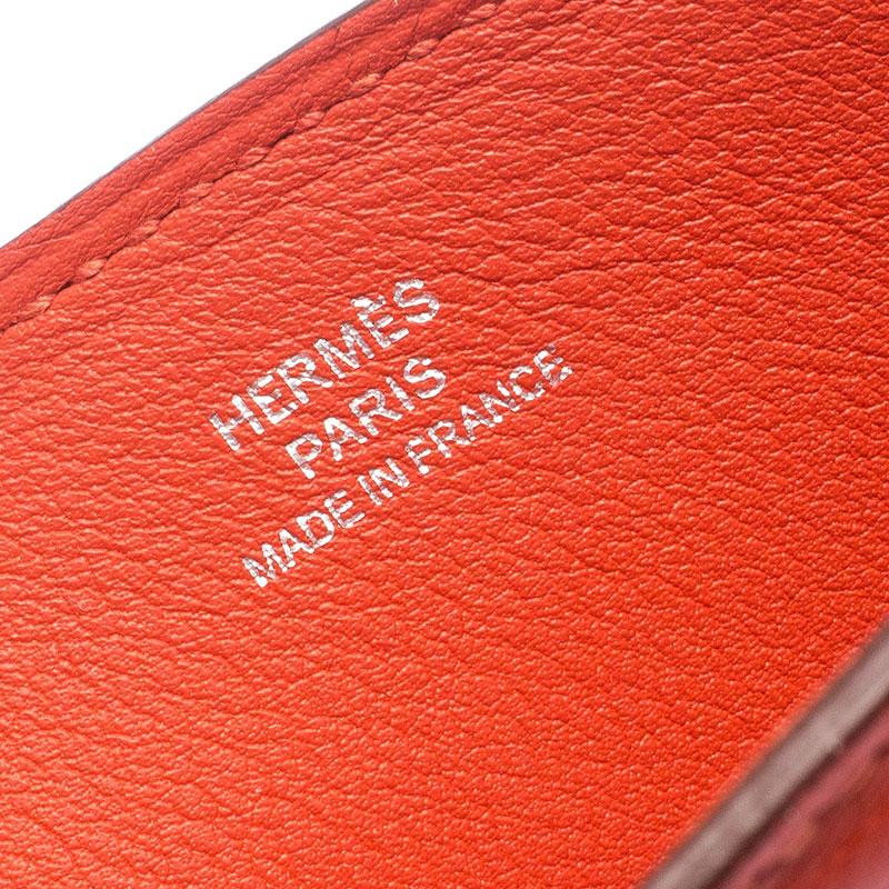 Hermes Orange Swift Leather Mini iPad Cover 1