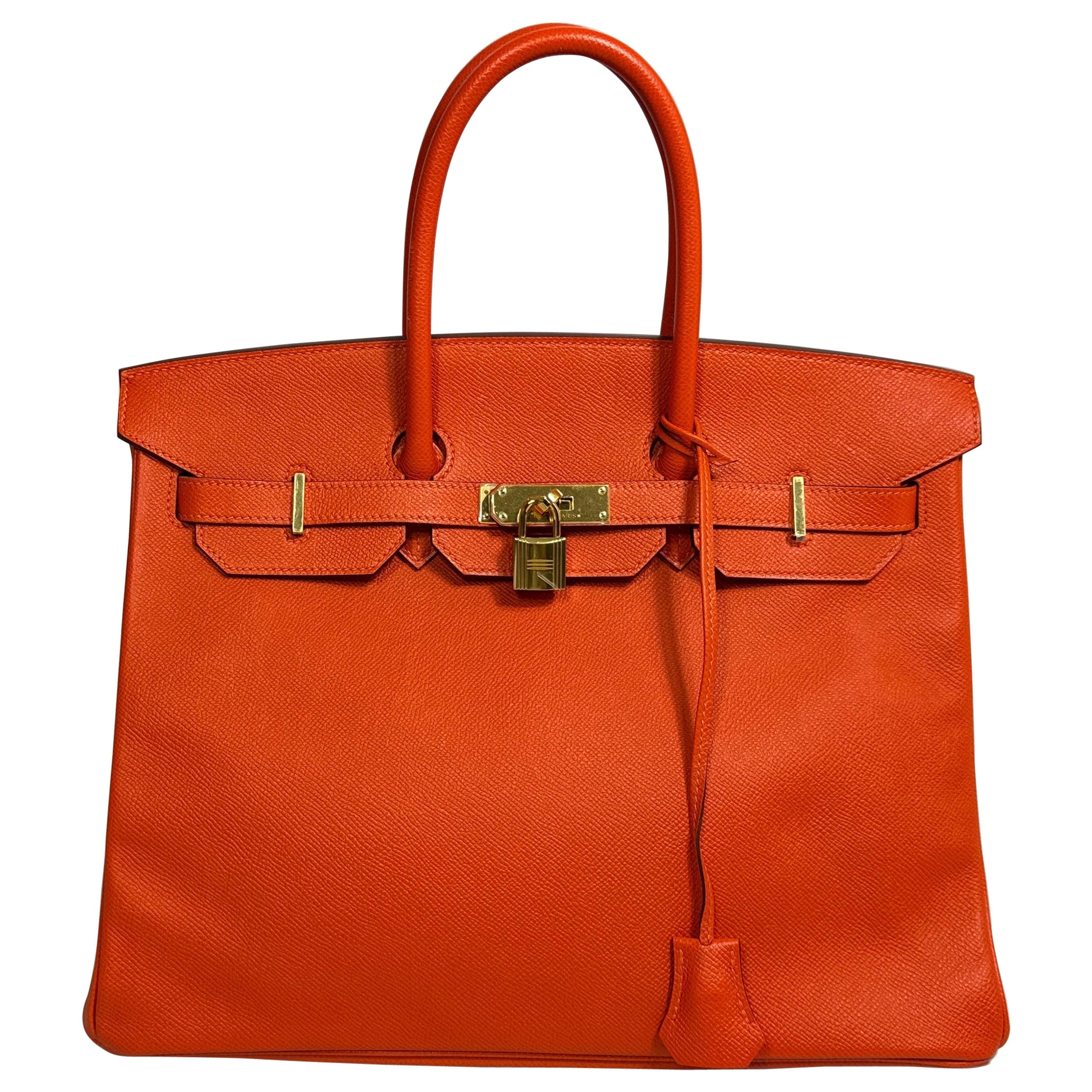 Hermes Birkin Togo Naranja 35cm - 2016 - GHW - NUEVO NUNCA LLEVADO