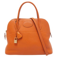 Hermès - Sac Bolide 31 en cuir orange Togo