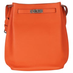 Hermès Orange Togo So Kelly 26 PHW