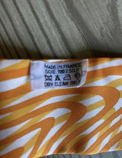 Hermes orange twilly 86