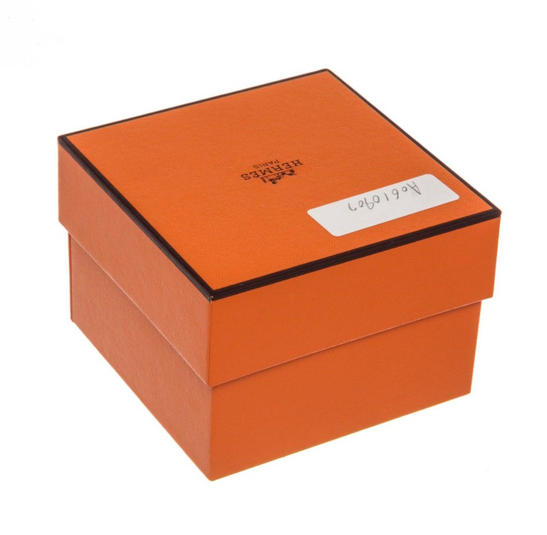 Hermes Orange Watch Box For Sale 2