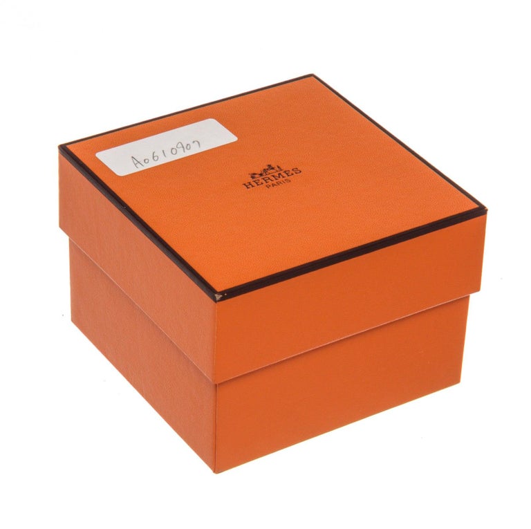 Hermes Orange Watch Box For Sale 3