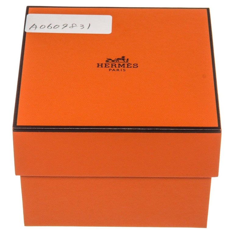 Hermes Orange Watch Box For Sale