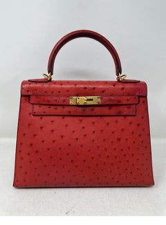 Hermes Ostrich Kelly 28 Bag 