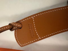 Hermès - Bottes en cuir Paddock Natural Blue Botte Equestrian Breloque