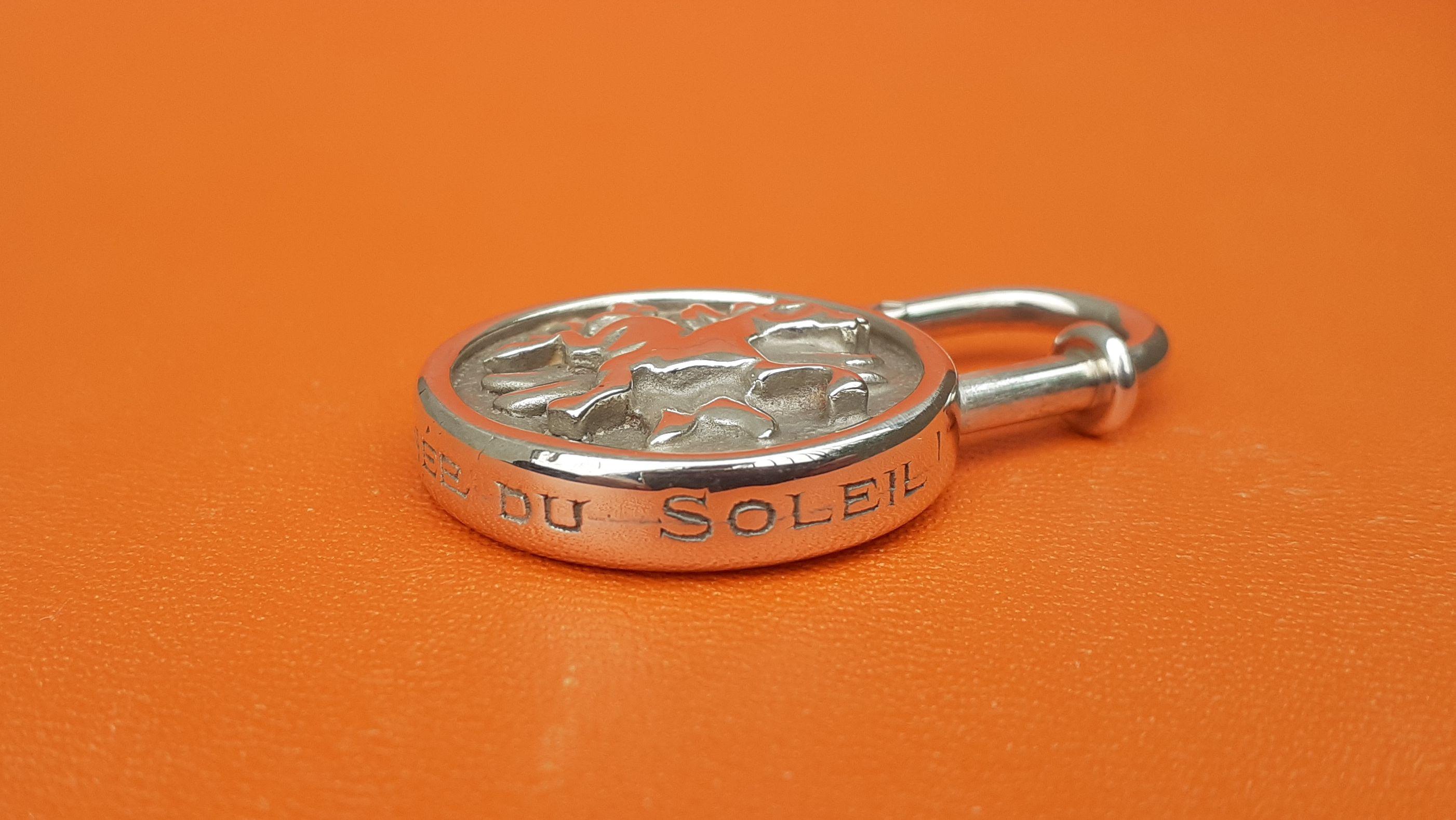 Hermès Padlock Charm for Birkin Kelly Special Issue 1994 Year of the Sun Silver 2