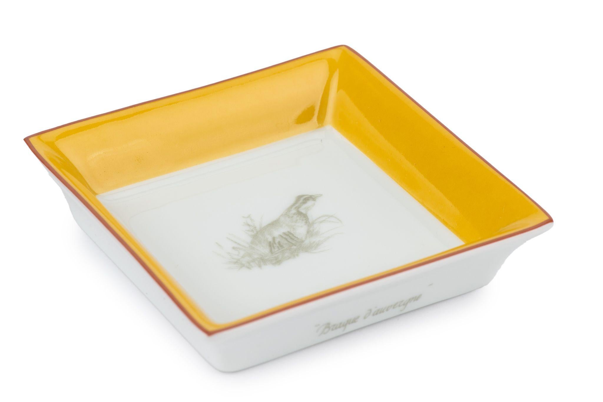 Hermès Pair Braque Vintage Mini Ashtrays In Excellent Condition For Sale In West Hollywood, CA
