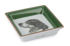 Hermès Paar Setter Mini Aschenbecher Box