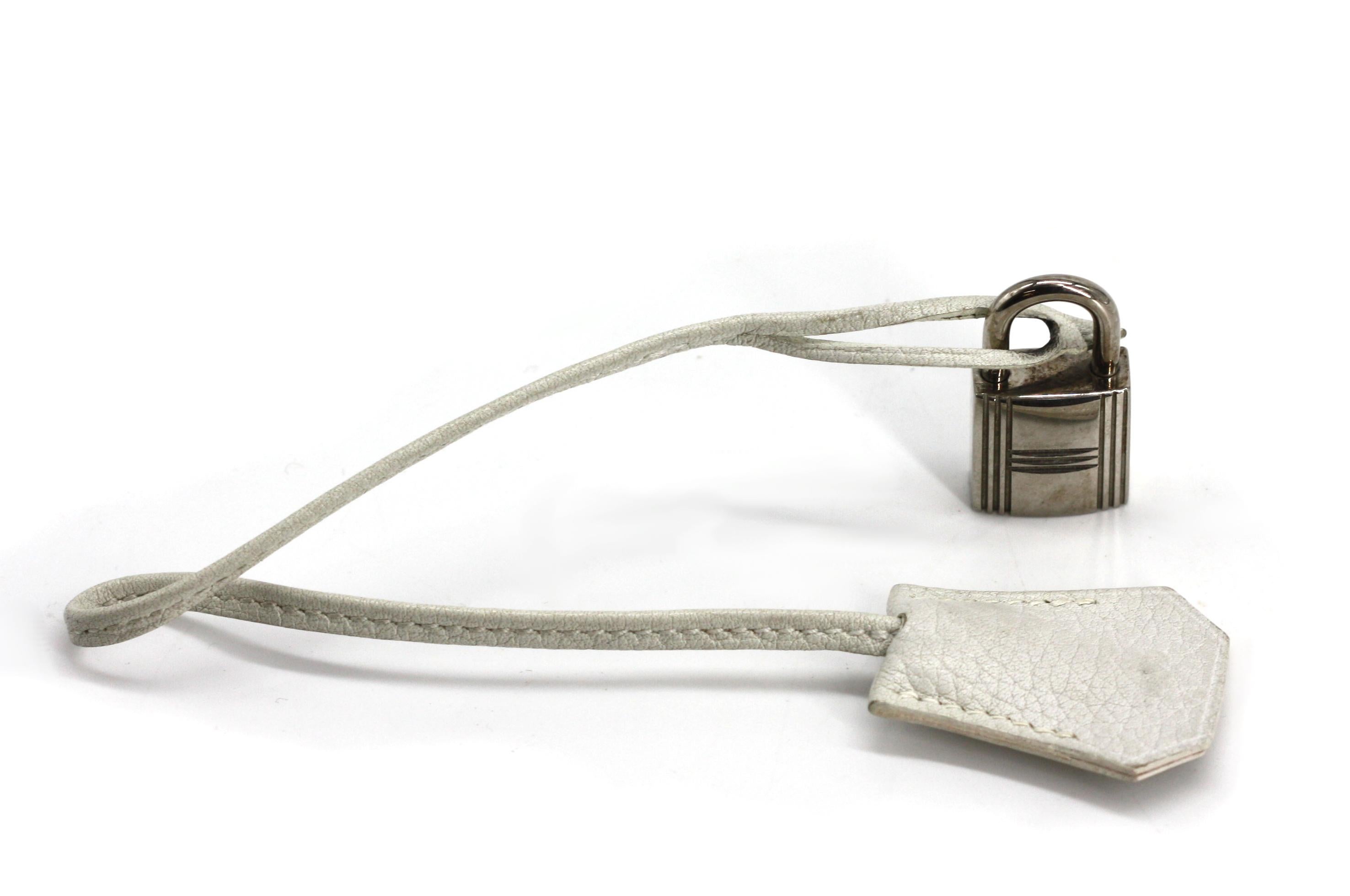 Femenino o masculino Candado para bolso Hermes Paladio con palanca y dos llaves en venta