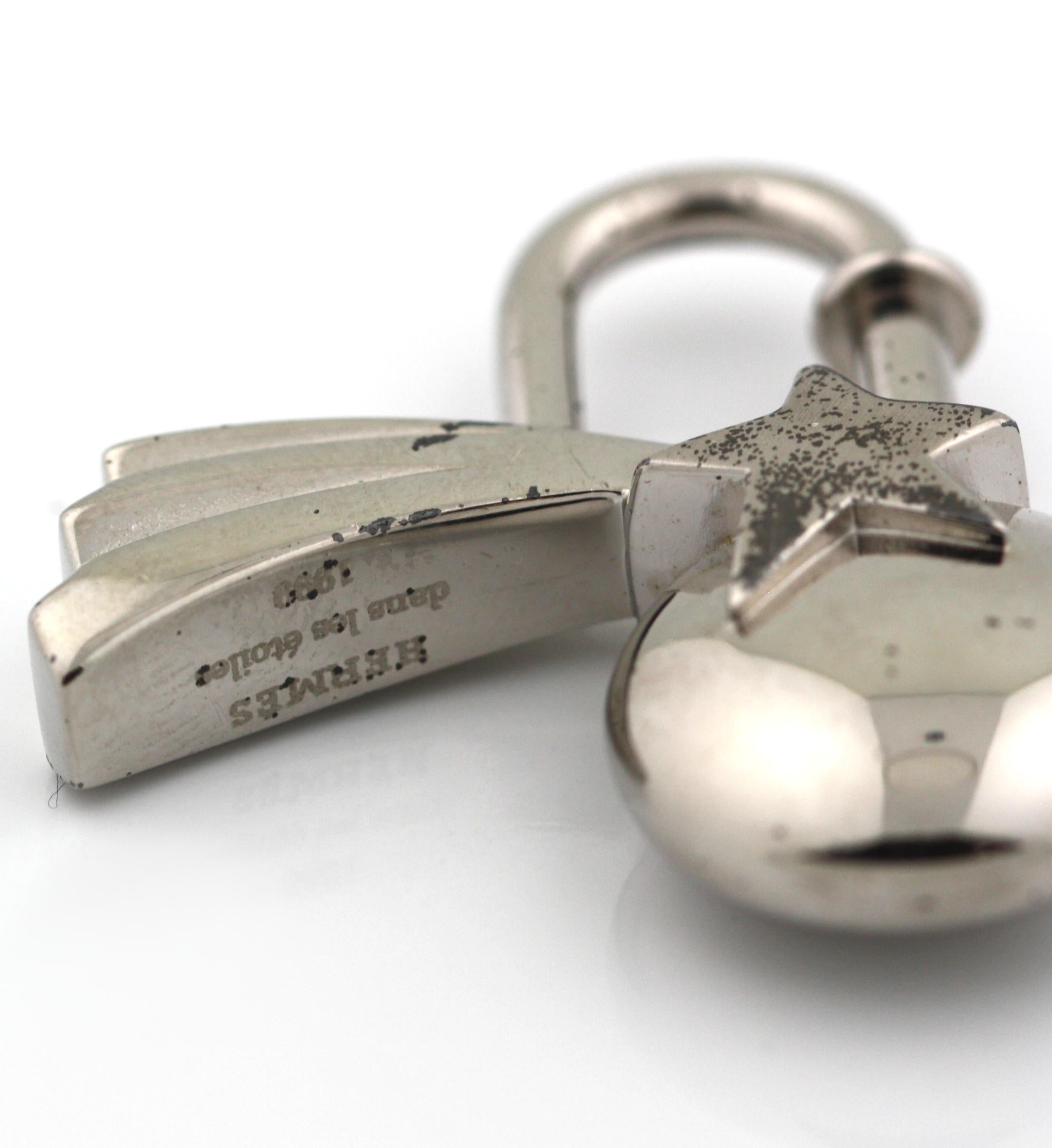 Red Hermes Palladium Dans Les Etoile (In The Stars) Charm, 1999 For Sale