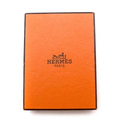 Hermes Palladium Logo-Engraved Cufflinks one size