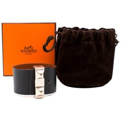 Hermes Palladium Studded Cuff