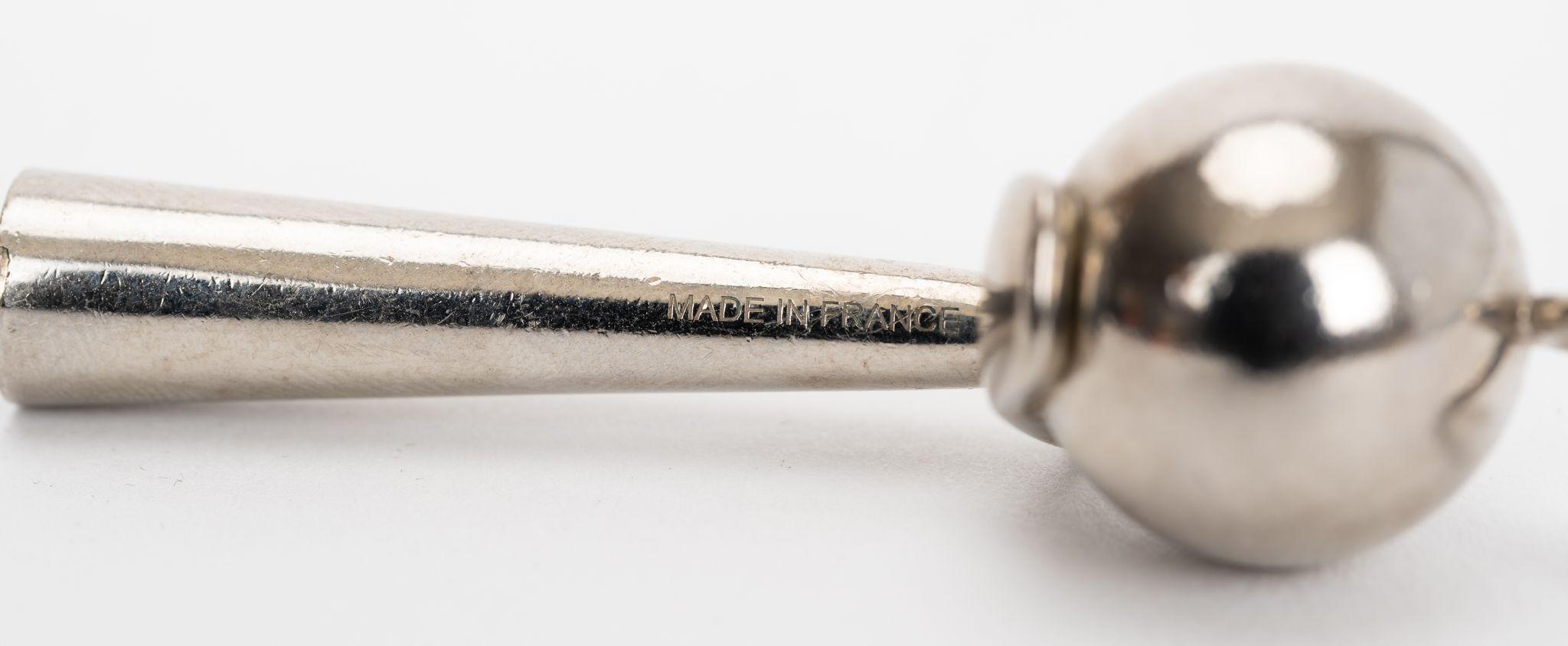 Hermès Palladium Whistle Charm In Excellent Condition In West Hollywood, CA