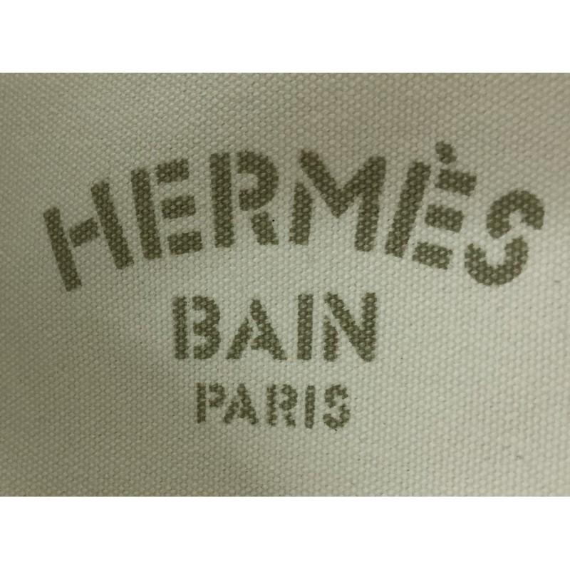 Women's Hermes Panier De Plage Handbag Canvas PM
