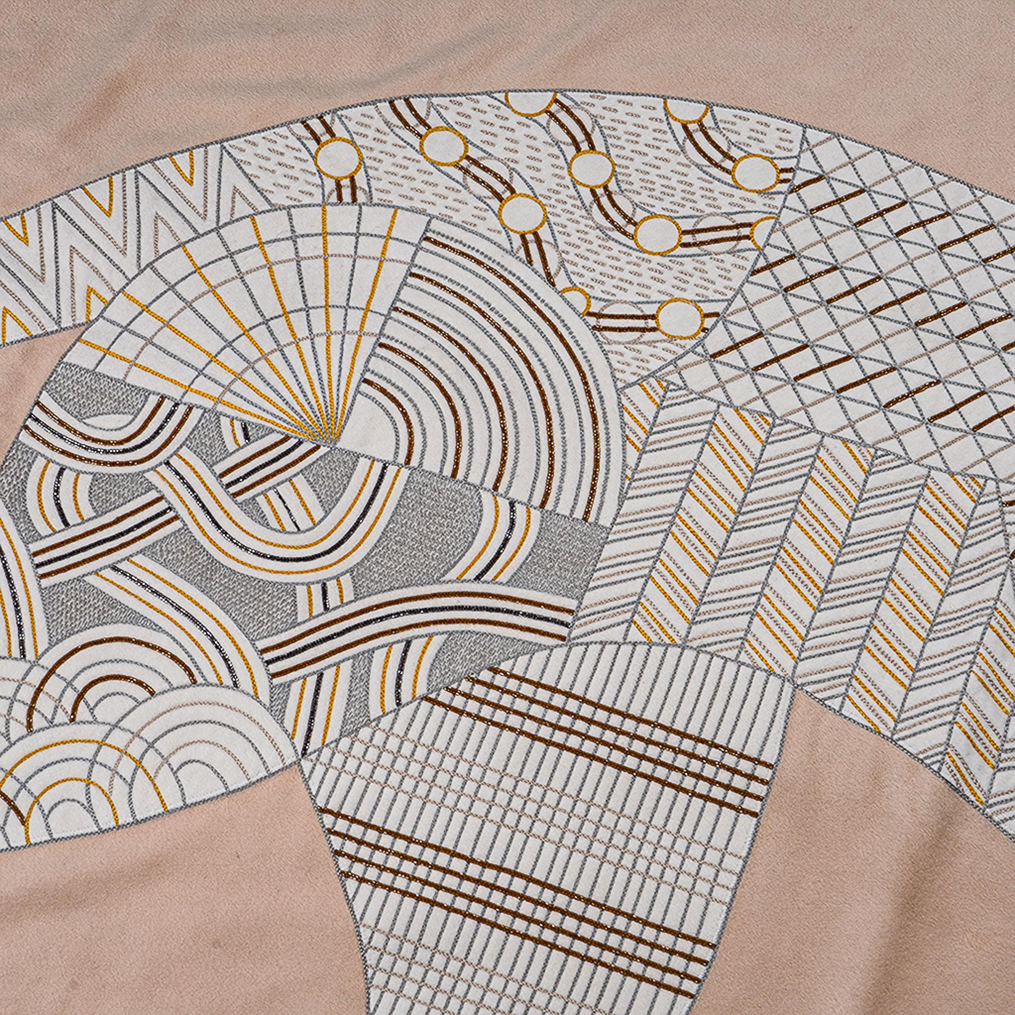 Cashmere Blanket W/embroidered Logo