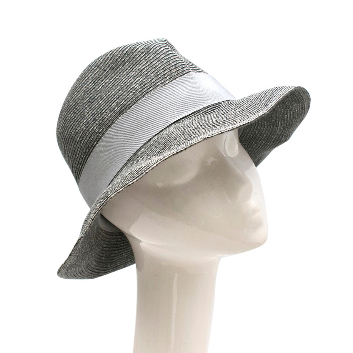 Hermes Paper Grey Summer Fedora Hat - Size 59


A collector model produced for the event 