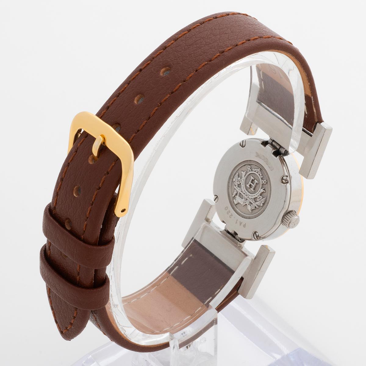 Hermes Paprika Ladies Wristwatch Ref PA1.220, H Style, Stainless Steel c 2006 1