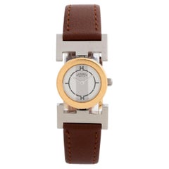 Hermes Paprika Ladies Wristwatch Ref PA1.220, H Style, Stainless Steel c 2006