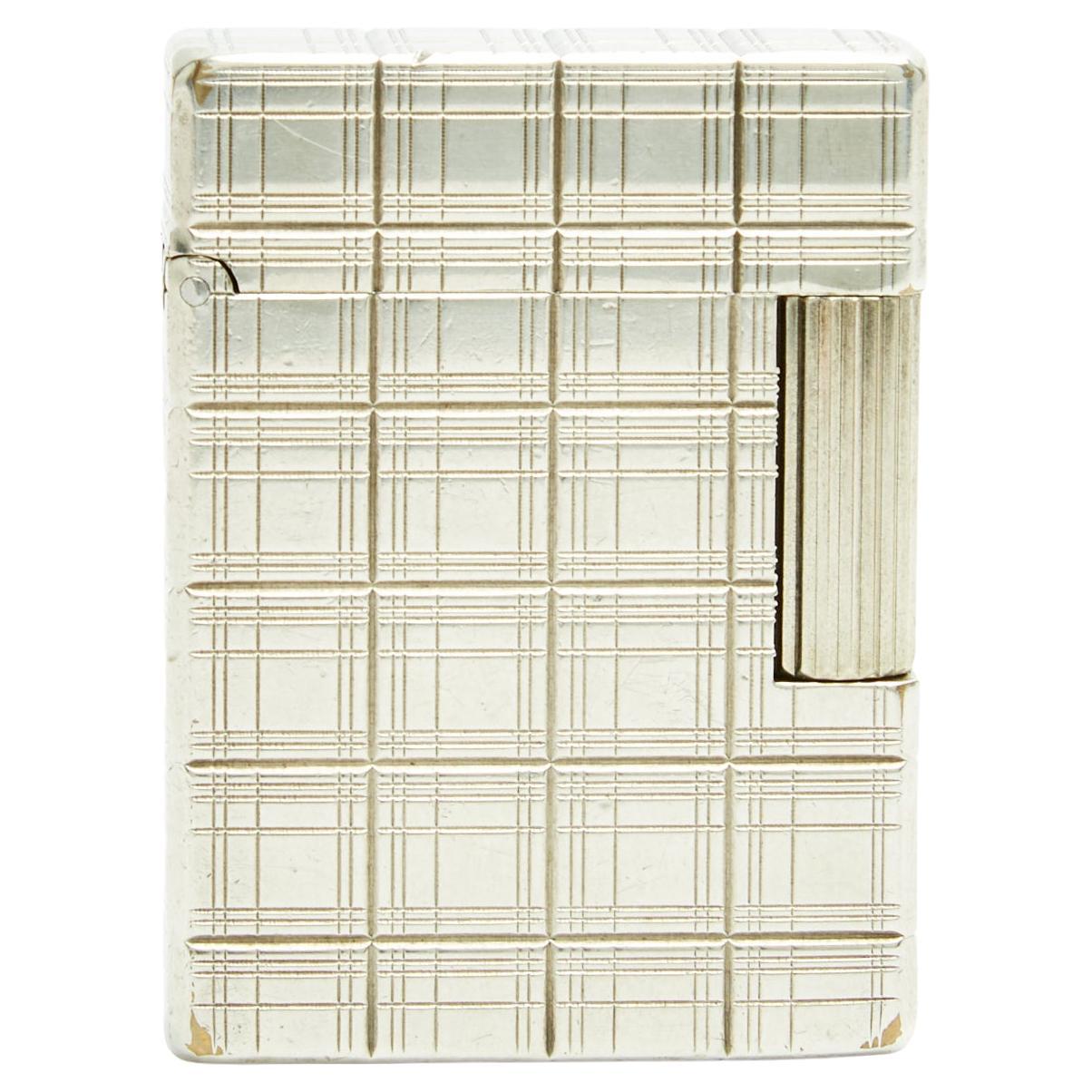 Hermès par ST Dupont Tartan argent Silver Check Dupont by Hermès in vendita