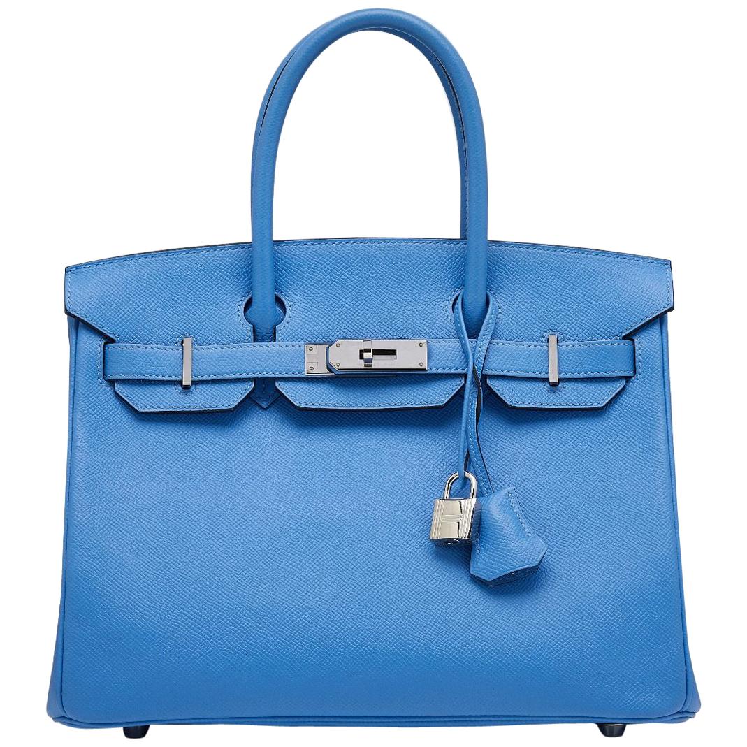 Hermes Paradise Blue 30cm Birkin Bag