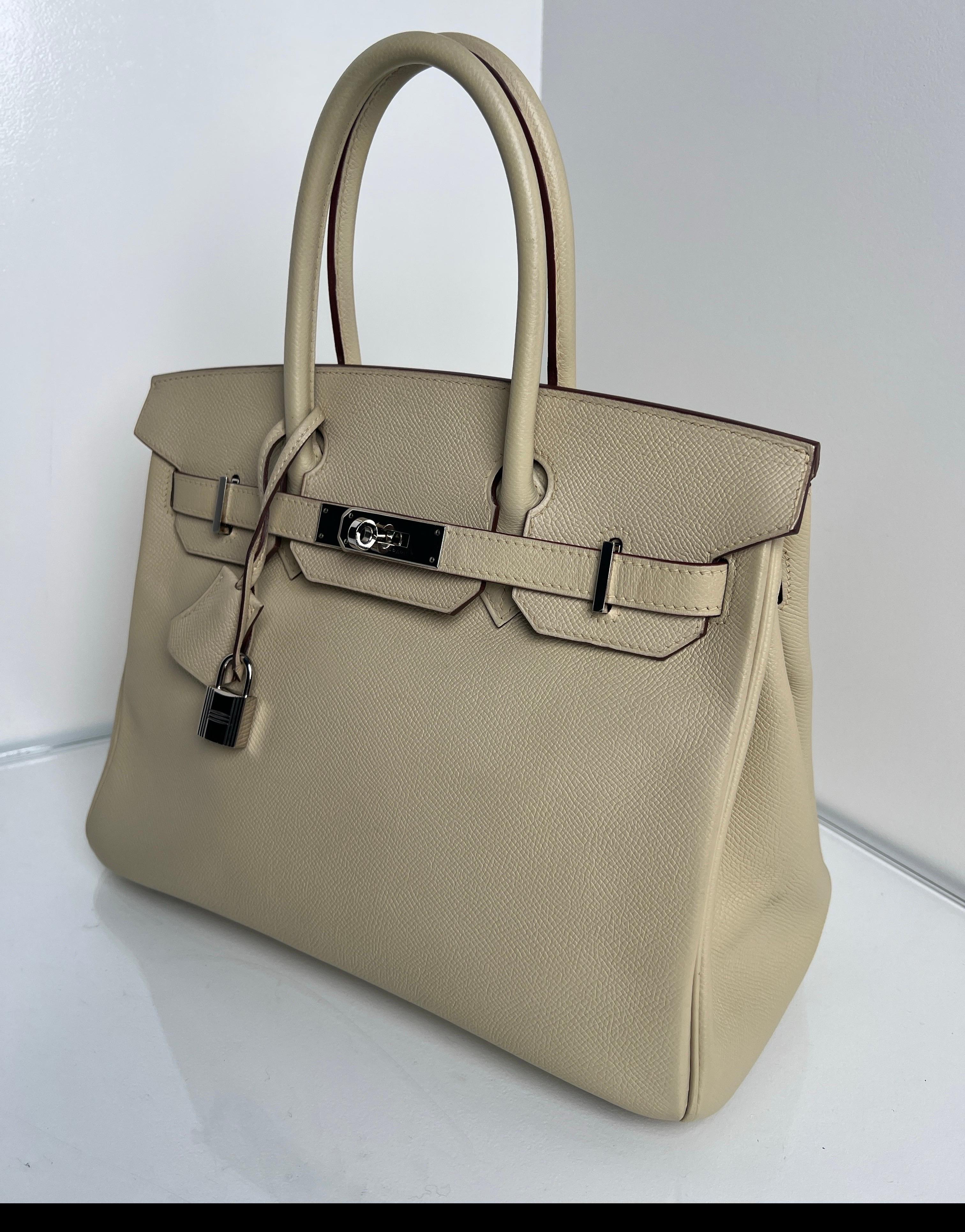 Hermes Parchemin Birkin 30 Bag 14
