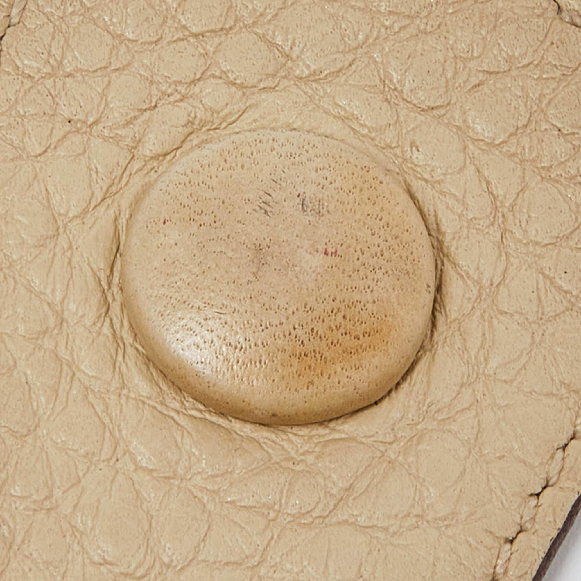 Hermes Parchemin Taurillion Clemence Leather Evelyne II PM Bag 3