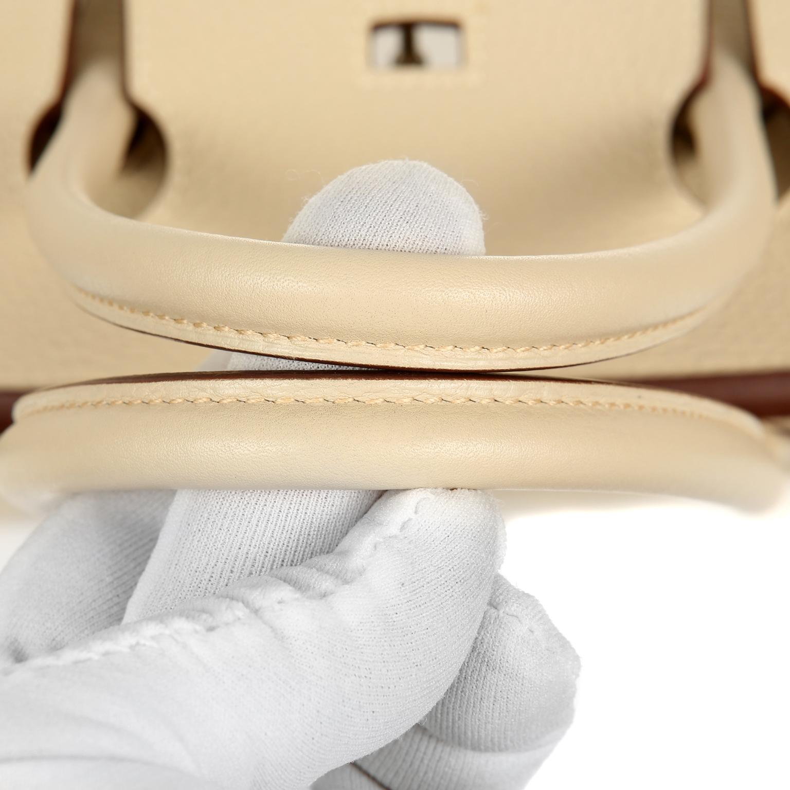 Hermes Parchemin Togo 35 cm Birkin Bag en vente 7
