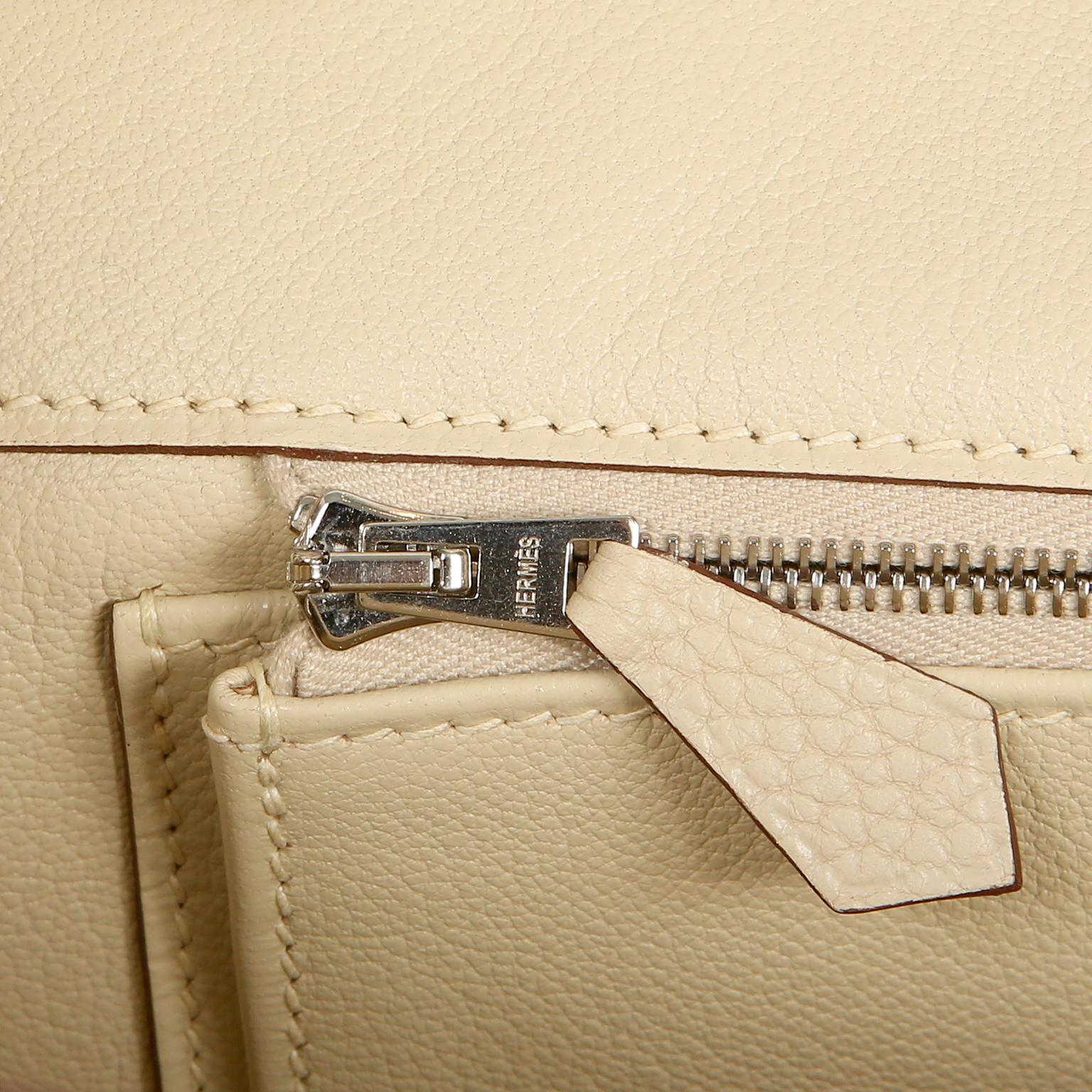 Hermes Parchemin Togo 35 cm Birkin Bag en vente 10