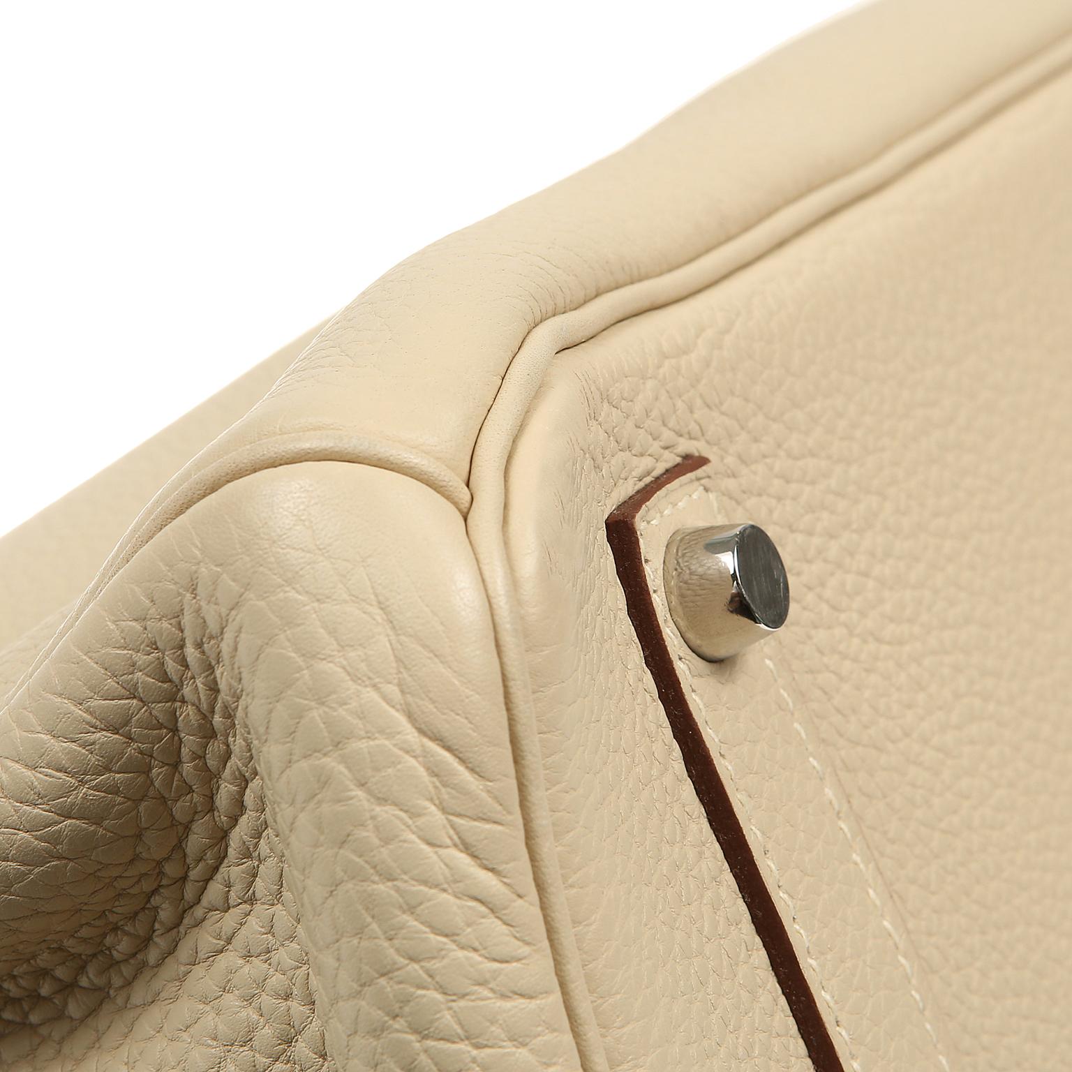 Hermes Parchemin Togo 35 cm Birkin Bag Pour femmes en vente