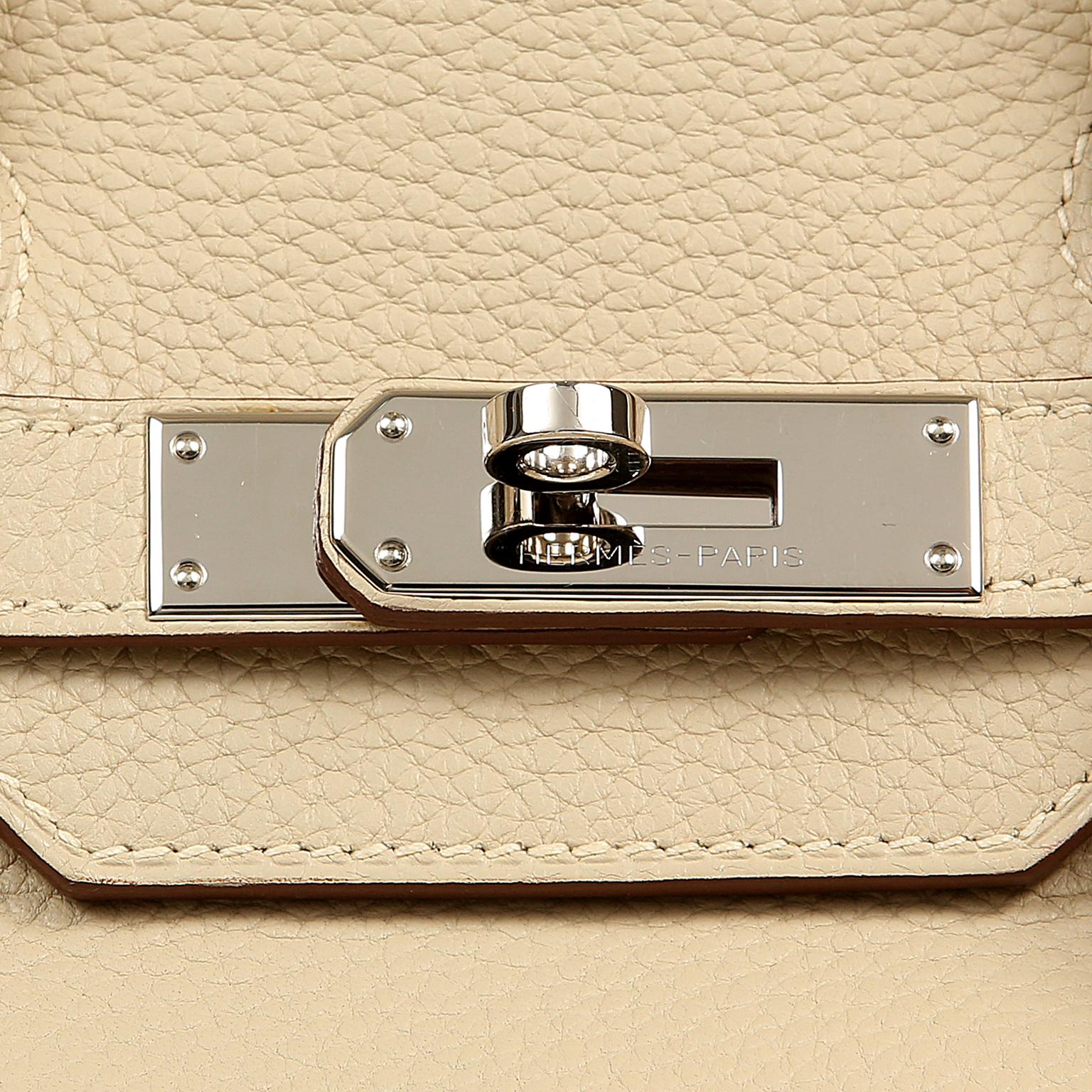 Hermes Parchemin Togo 35 cm Birkin Bag en vente 1