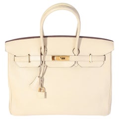 Hermès Parchemin Togo Birkin 35 GHW