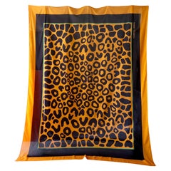 HERMÈS - Animal-print cotton pareo