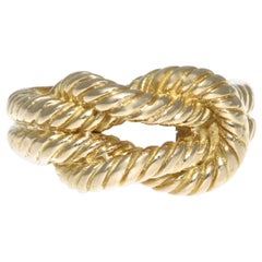 Vintage Hermes Paris 18 Karat Gold Ring