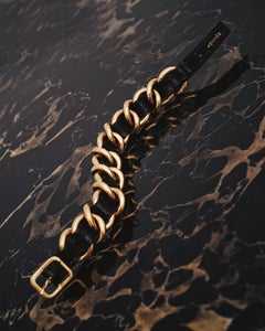 Hermes Paris, 1929 Art Deco Extremely Rare "Gourmette" Bracelet